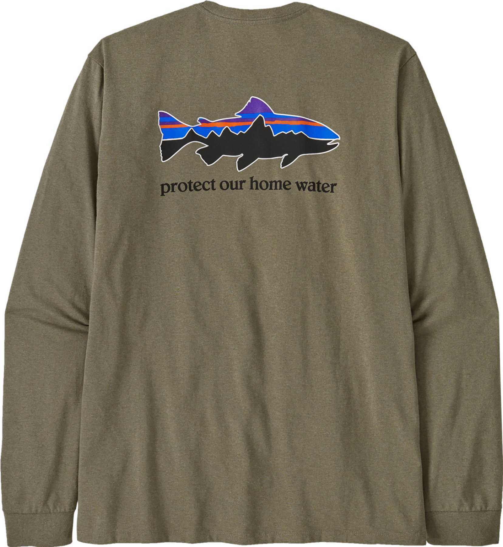 Product image for Home Water Trout Responsibili-Tee Long-Sleeve T-Shirt - Men's