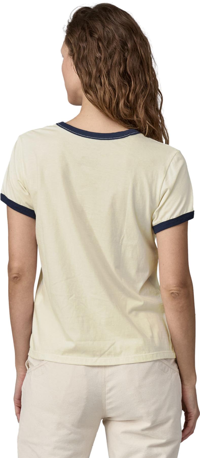 Product gallery image number 2 for product 73 Text Logo Organic Ringer T-Shirt - Women's