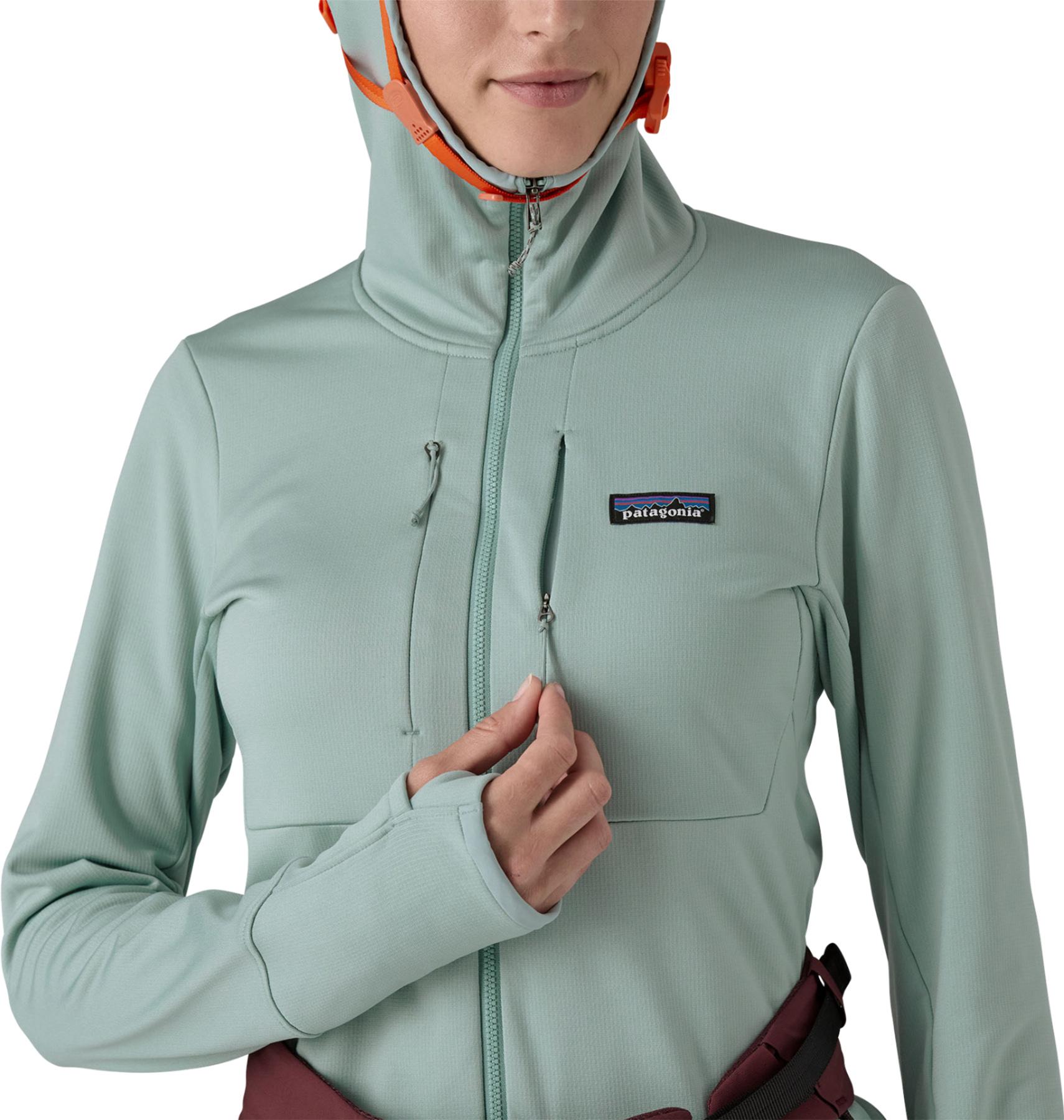 Numéro de l'image de la galerie de produits 3 pour le produit Chandail à capuchon à glissière pleine longueur thermique R1 - Femme