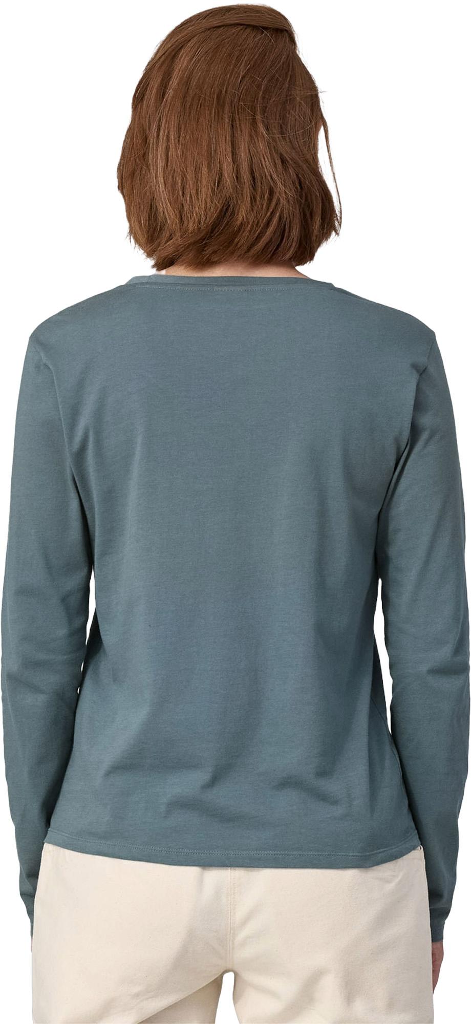 Product gallery image number 3 for product Long Sleeve Regenerative Organic Certified Cotton Tee - Women's