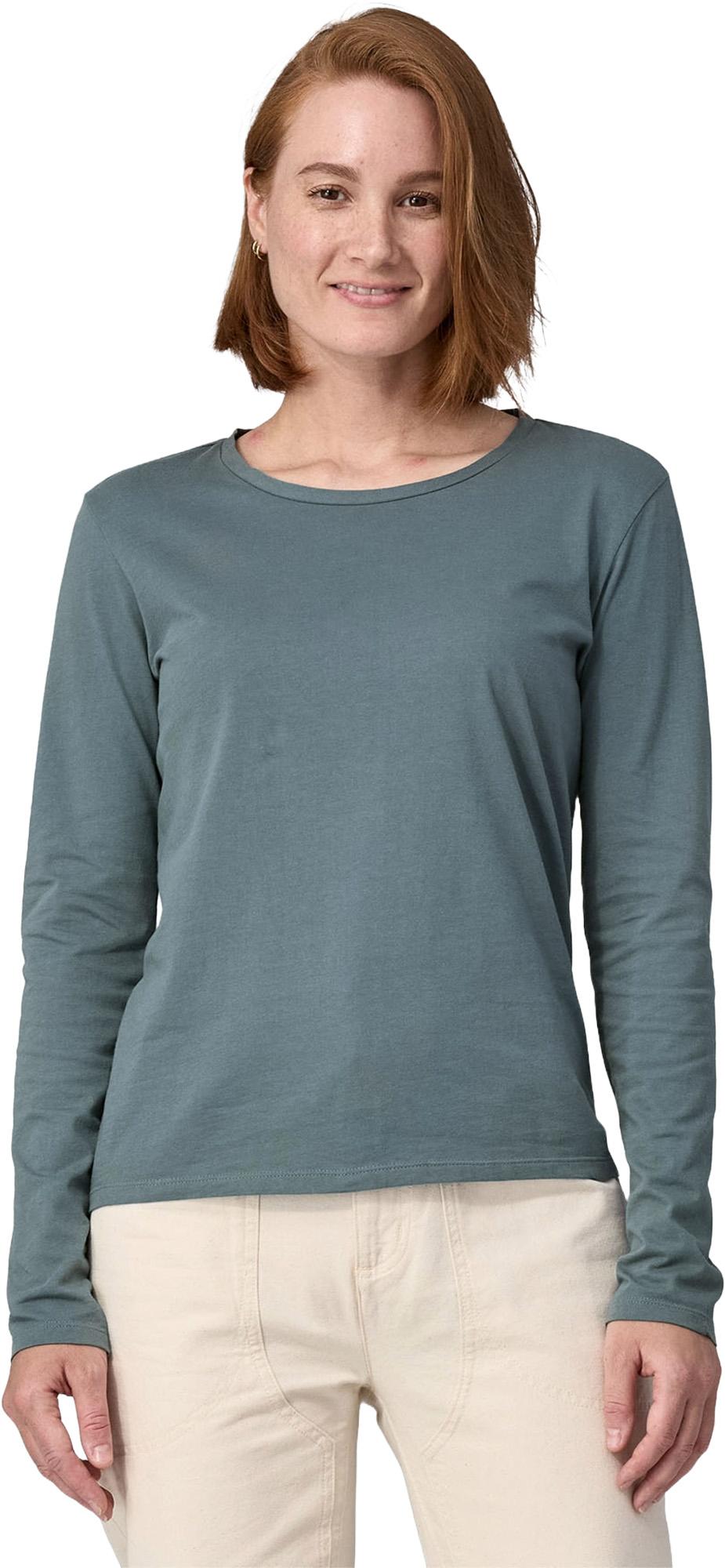 Product gallery image number 2 for product Long Sleeve Regenerative Organic Certified Cotton Tee - Women's