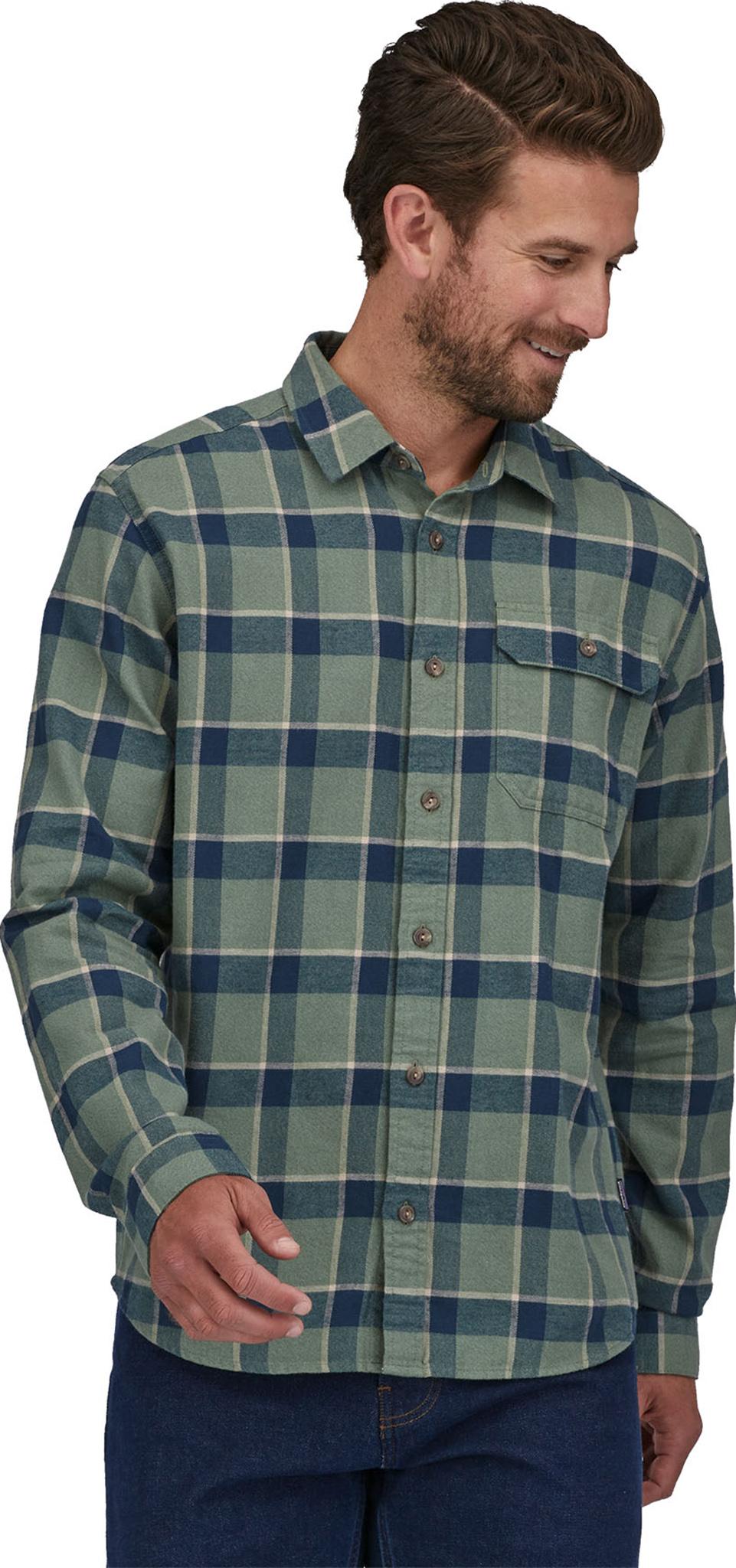 Product gallery image number 3 for product Cotton In Conversion Lightweight Long Sleeve Fjord Flannel Shirt - Men's