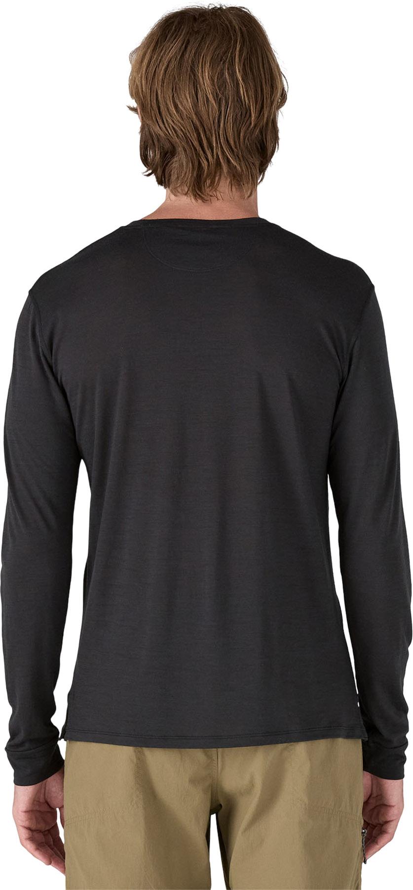 Product gallery image number 2 for product Long Sleeve Cap Cool Merino Blend Graphic Shirt - Men's