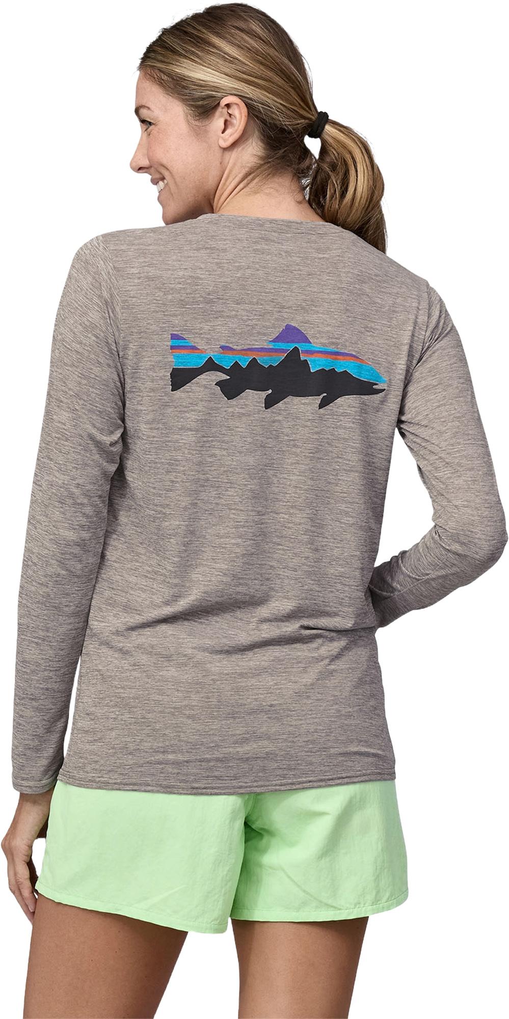 Product gallery image number 3 for product Capilene Cool Daily Graphic Long Sleeve Shirt - Women's