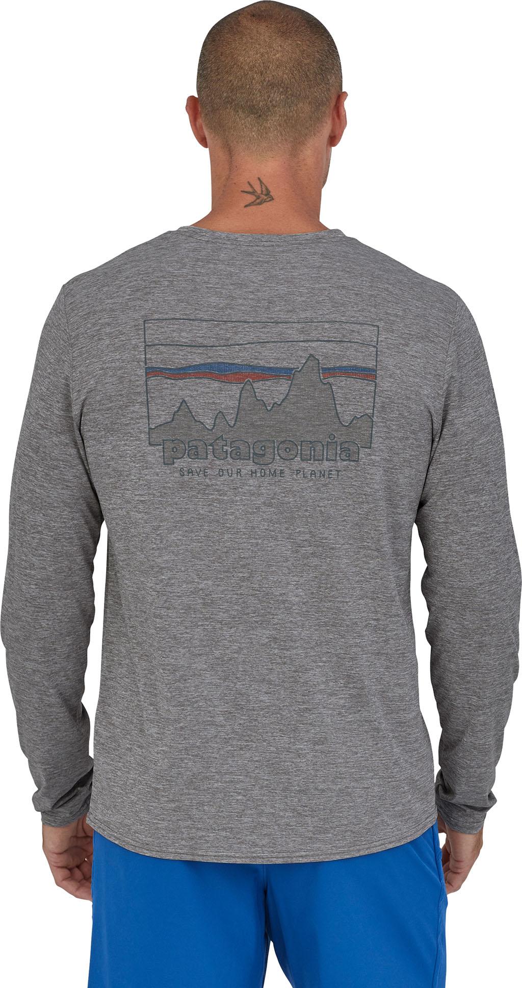 Product gallery image number 3 for product Capilene Cool Daily Long Sleeve Graphic T-Shirt - Men's