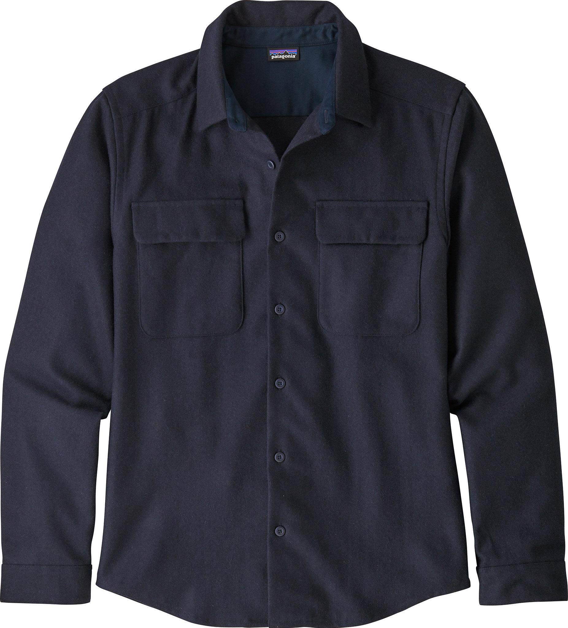 Product gallery image number 1 for product Long Sleeve Recycled Wool Shirt - Men's
