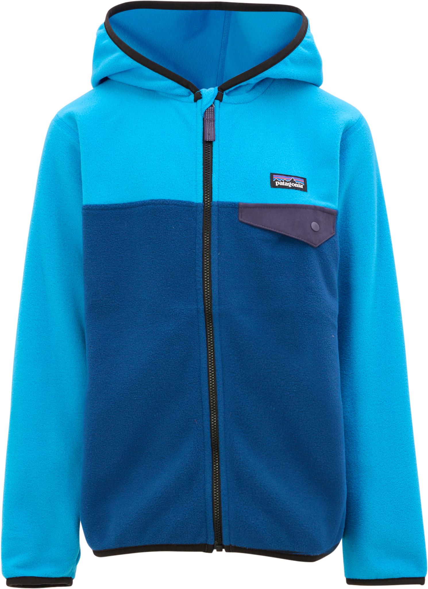 Image de produit pour Chandail en molleton à capuchon et glissière pleine longueur Micro D Snap-T - Enfant