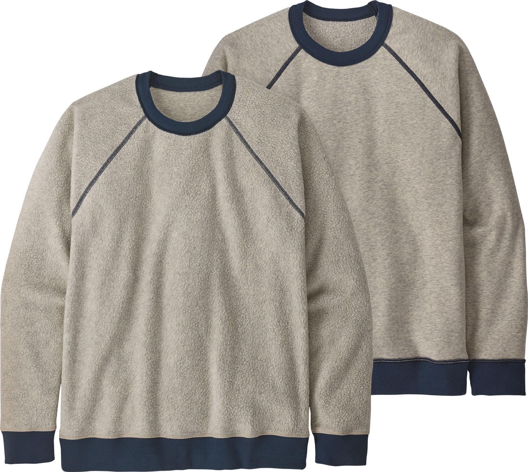 Product gallery image number 1 for product Reversible Shearling Fleece Crew Neck Pullover - Men's