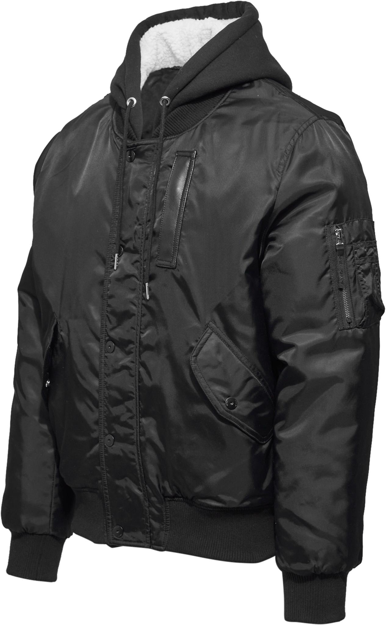 Product gallery image number 3 for product Blouson avec capuchon doublé en polaire - Homme