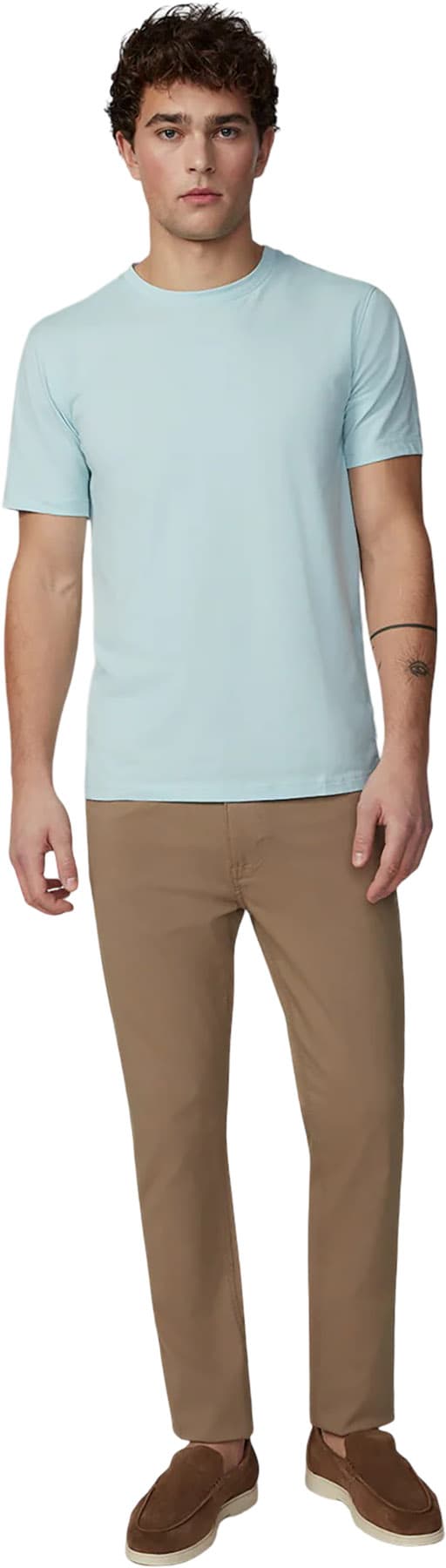 Numéro de l'image de la galerie de produits 4 pour le produit Pantalon décontracté à 5 poches avec cordon élastique - Homme