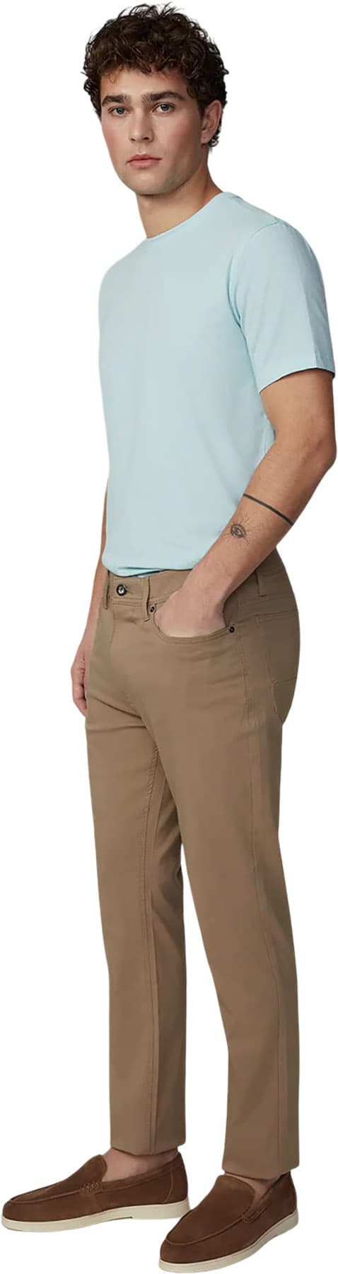 Numéro de l'image de la galerie de produits 3 pour le produit Pantalon décontracté à 5 poches avec cordon élastique - Homme