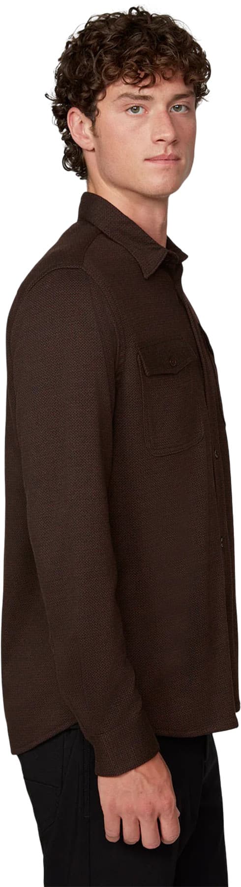 Product gallery image number 4 for product Long Sleeve Knit Flannel Shirt - Men's