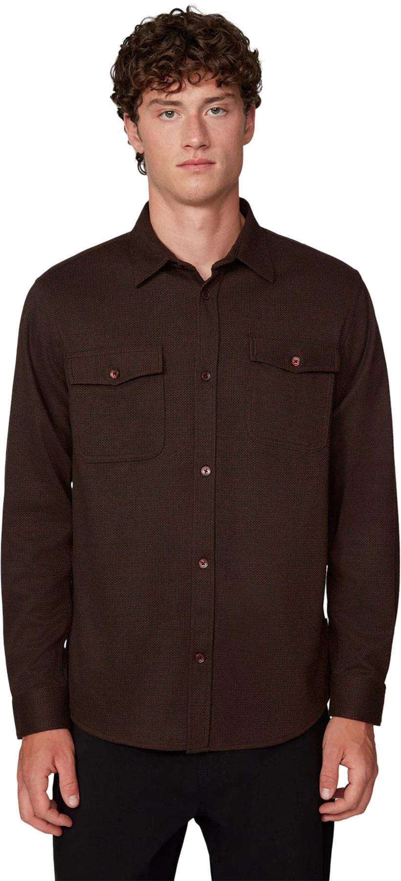 Product image for Long Sleeve Knit Flannel Shirt - Men's