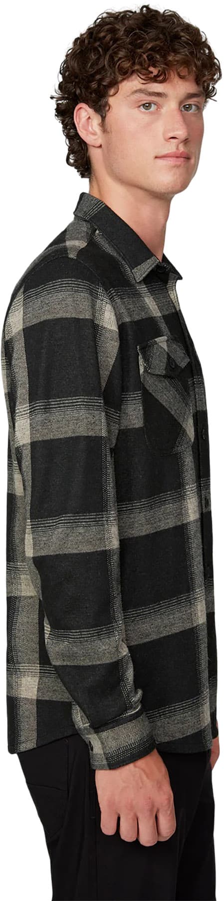 Numéro de l'image de la galerie de produits 4 pour le produit Chemise en flanelle tricot à manches longues - Homme