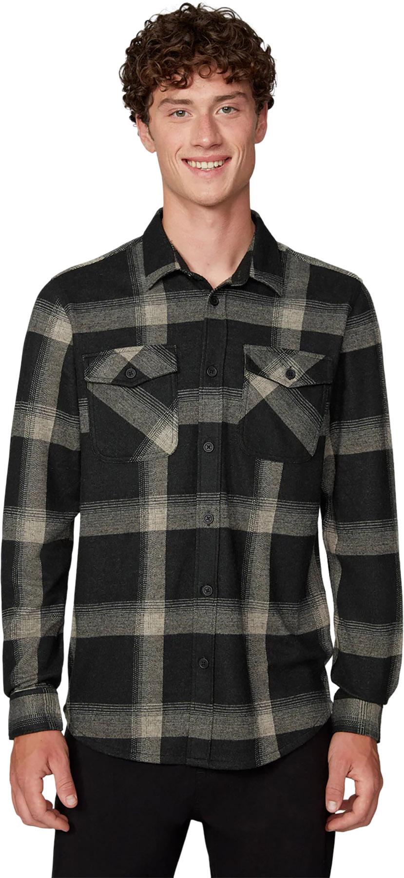 Product image for Long Sleeve Knit Flannel Shirt - Men's
