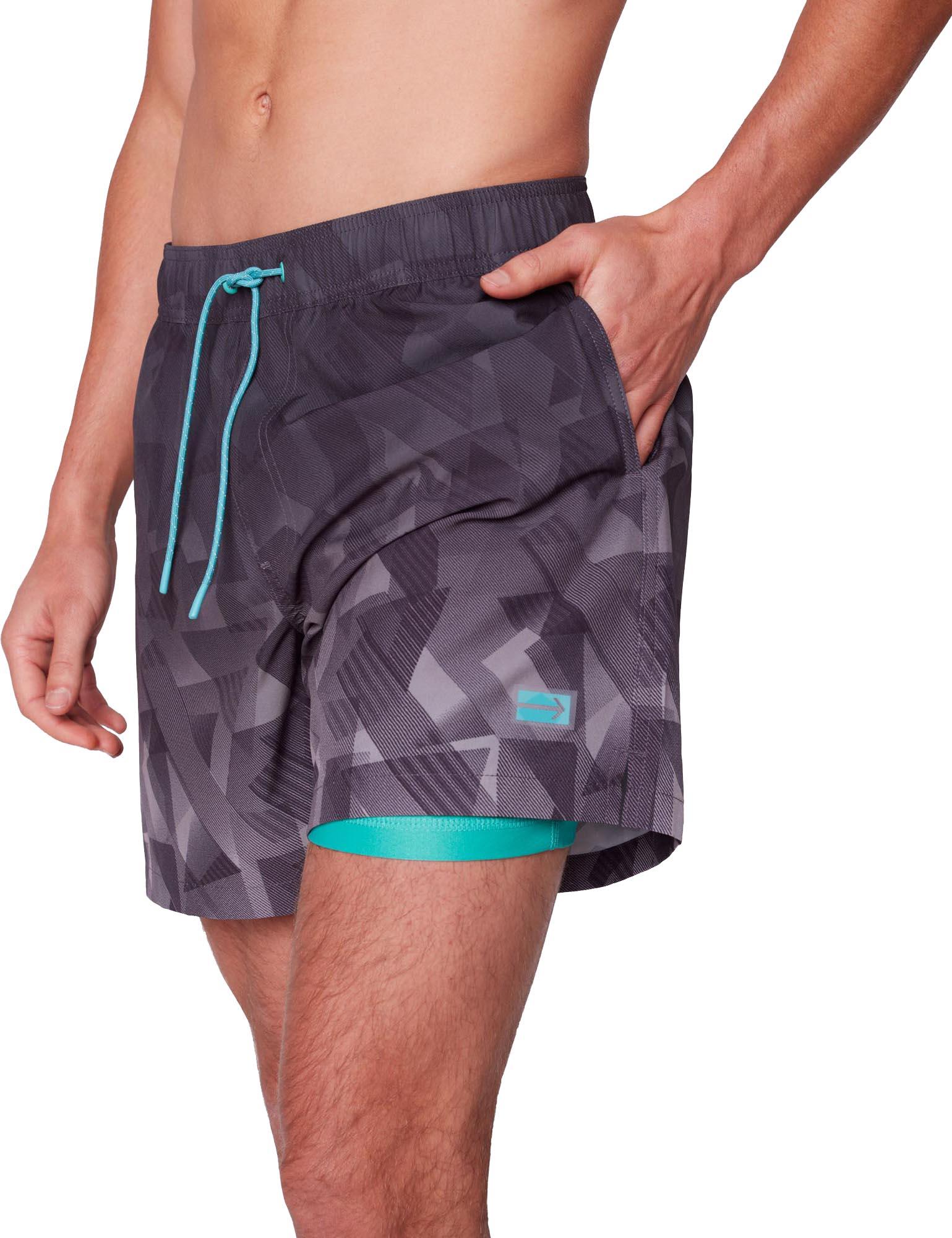Product gallery image number 4 for product Swim Shorts with Compression Liner - Men's