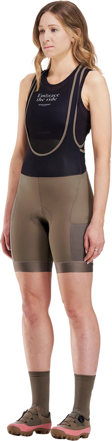 Product gallery image number 2 for product Signature Cargo Bib Shorts - Women's