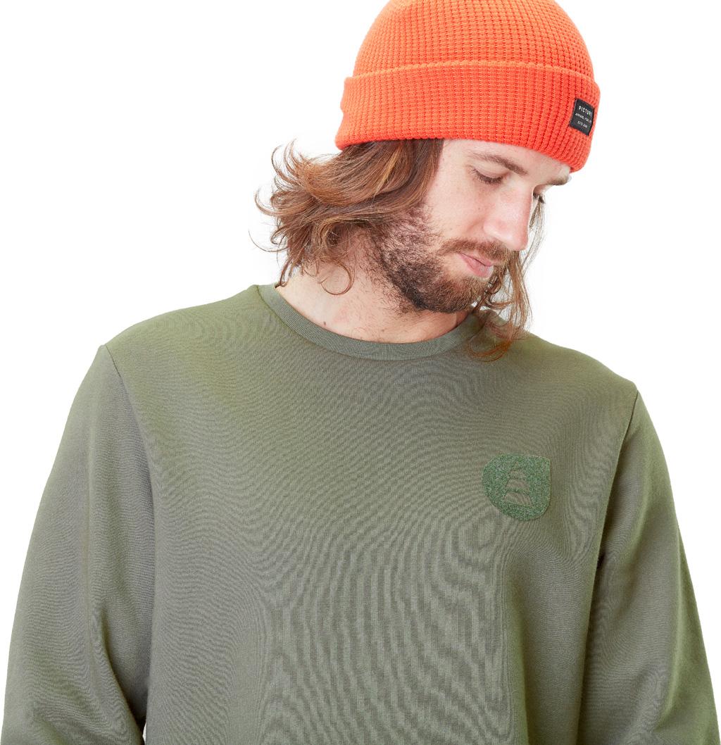 Product gallery image number 4 for product Basement Flock Crew Neck Sweater -Men's
