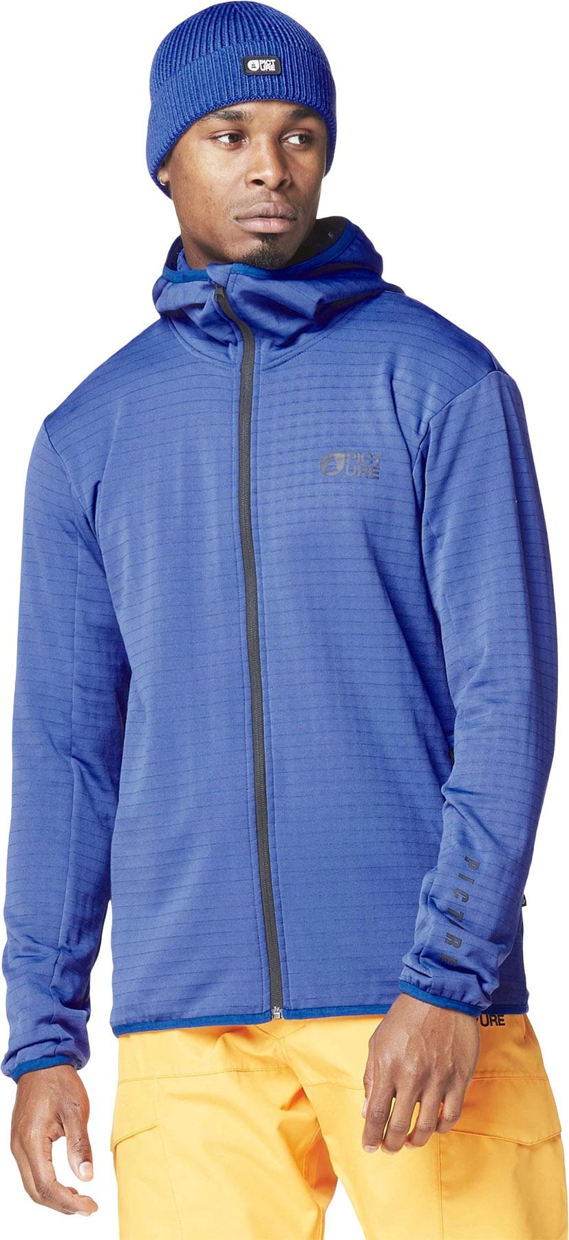 Numéro de l'image de la galerie de produits 5 pour le produit Manteau en molleton à glissière pleine longueur Bake Grid - Homme