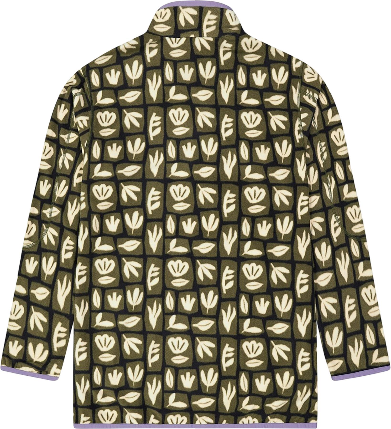 Product gallery image number 2 for product Inaria 1/4 Zip Printed Fleece Jacket - Men's