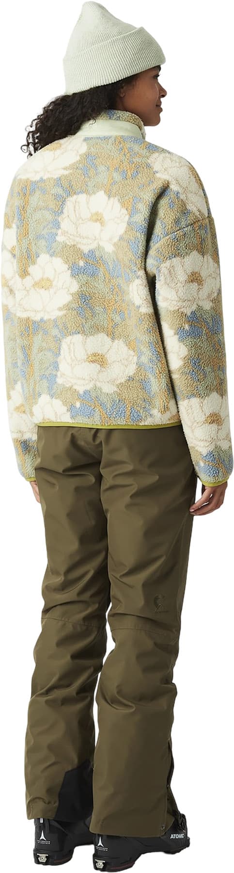 Product gallery image number 3 for product Zelkova 1/4 Zip Print Fleece Jacket - Women's