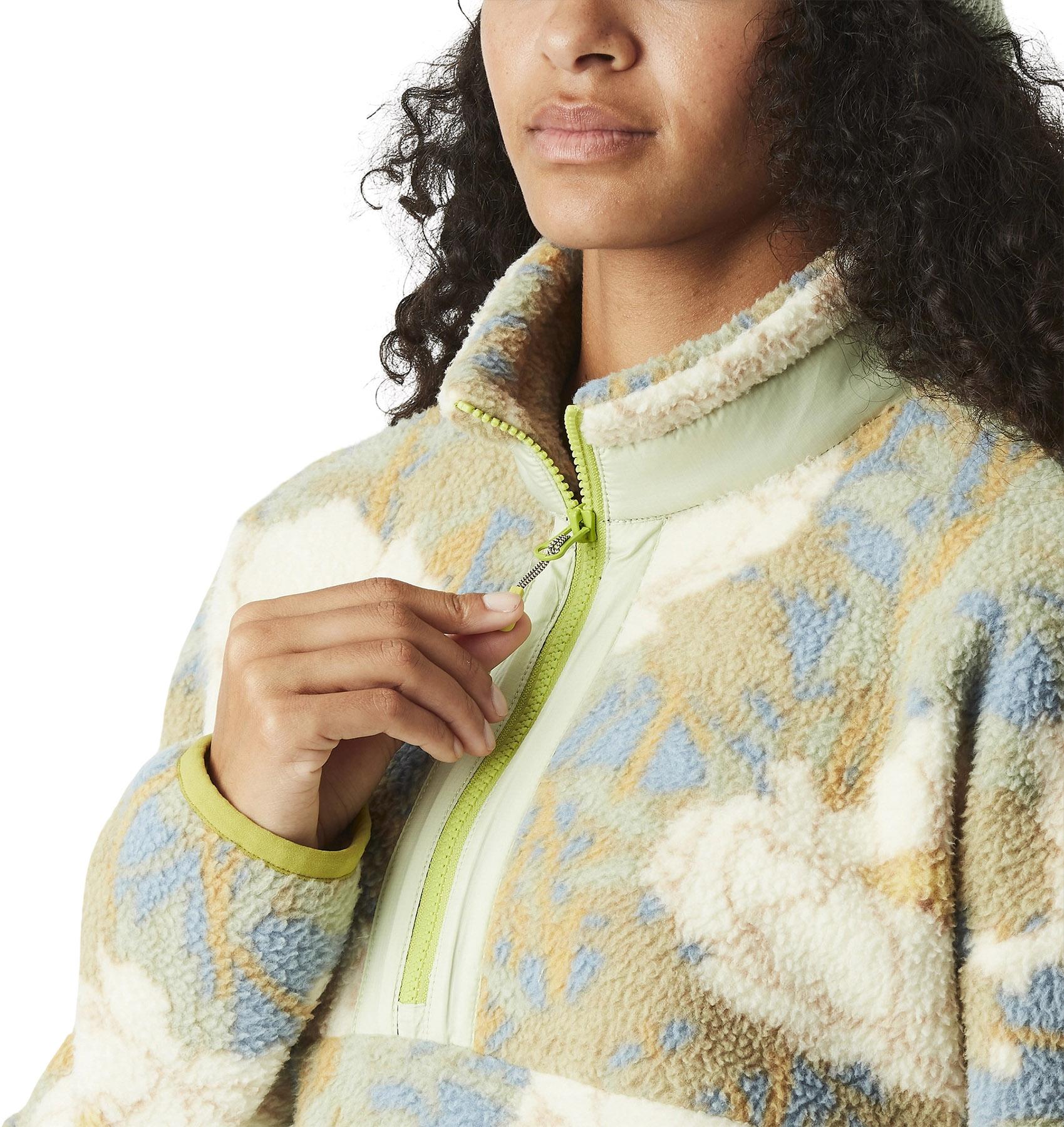 Product gallery image number 5 for product Zelkova 1/4 Zip Print Fleece Jacket - Women's