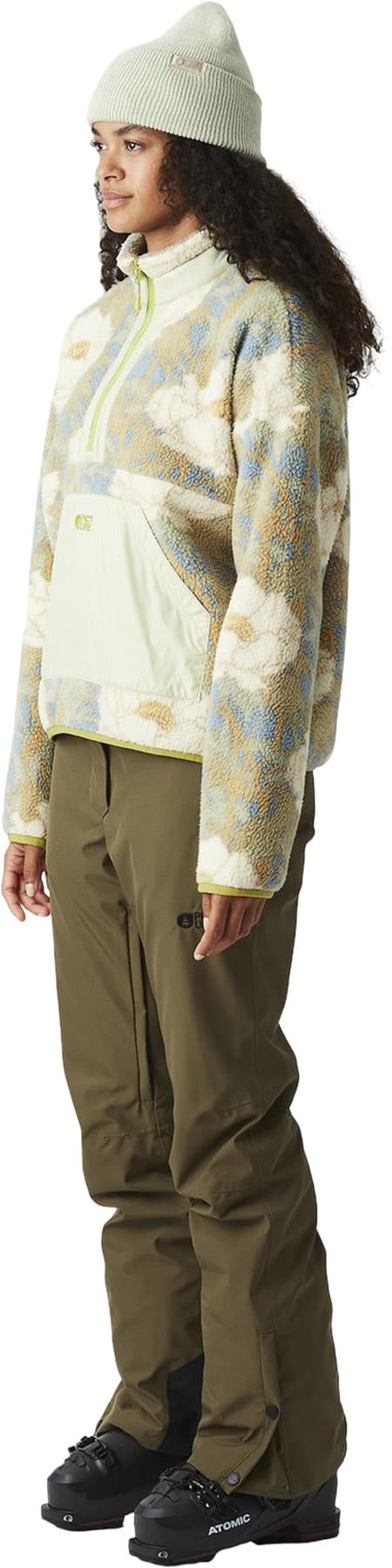 Product gallery image number 7 for product Zelkova 1/4 Zip Print Fleece Jacket - Women's