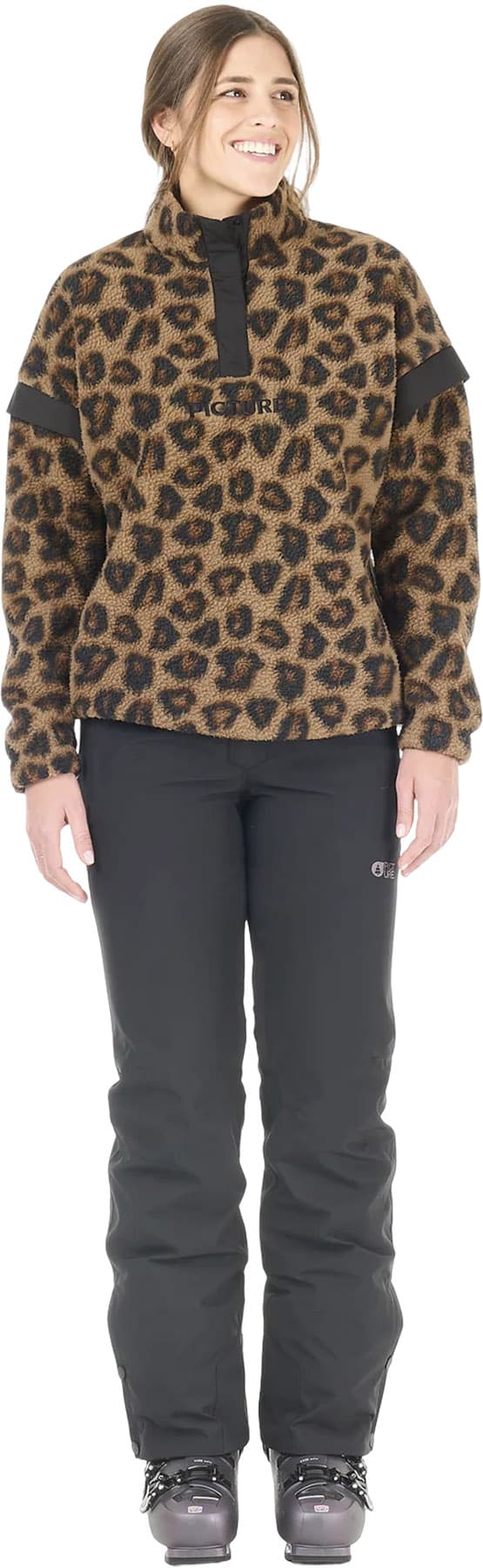 Product gallery image number 7 for product Velora Printed 1/4 Zip Fleece - Women's