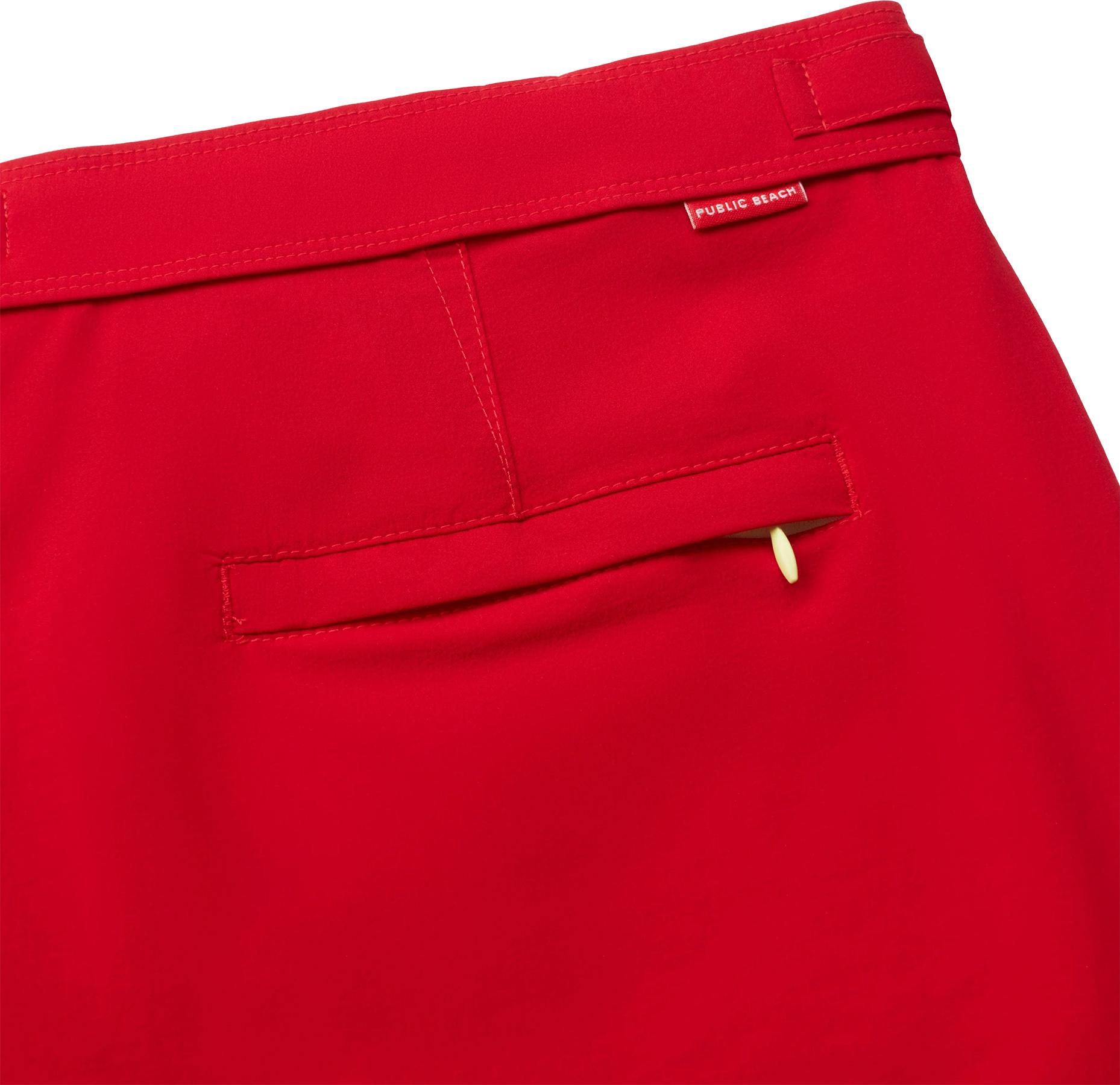 Numéro de l'image de la galerie de produits 4 pour le produit Short de bain ajustée uni avec doublure de compression The Lifeguard Keep It Tight 6.5" - Homme