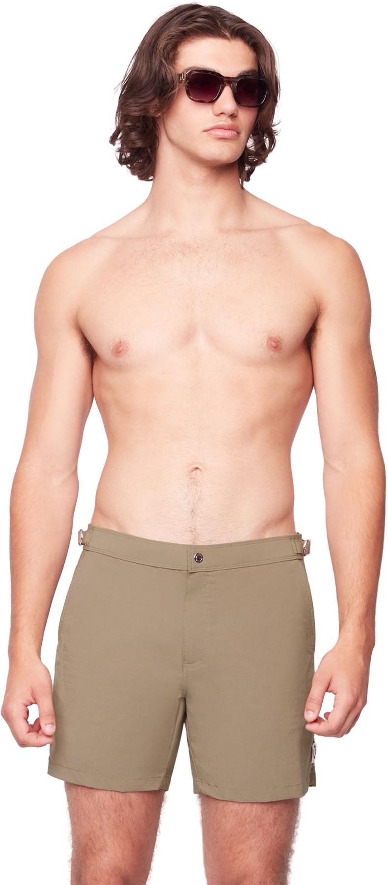 Product gallery image number 5 for product The Lifeguard Keep It Tight Tailored Solid Swim Shorts with Compression Liner 6.5" - Men's