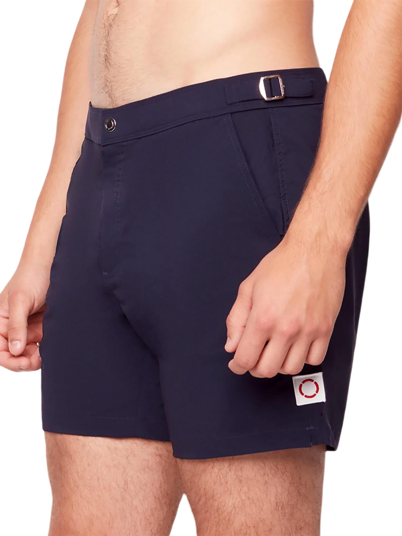 Numéro de l'image de la galerie de produits 7 pour le produit Short de bain ajustée uni avec doublure de compression The Lifeguard Keep It Tight 6.5" - Homme
