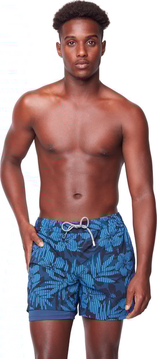 Product gallery image number 3 for product Tropical Stripes Swim Shorts - Men's