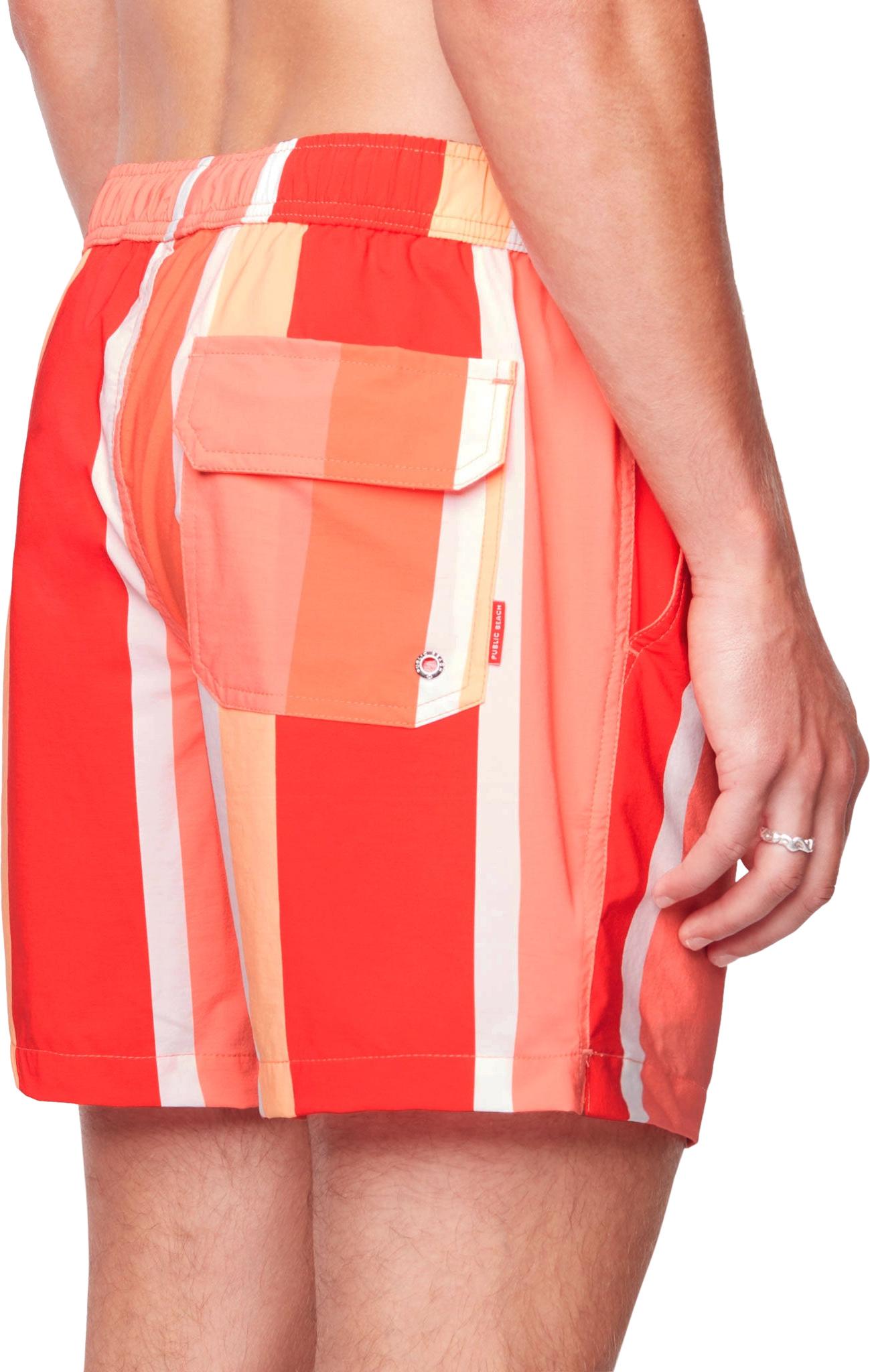 Product gallery image number 4 for product 90’s Stripe Swim Shorts - Men's