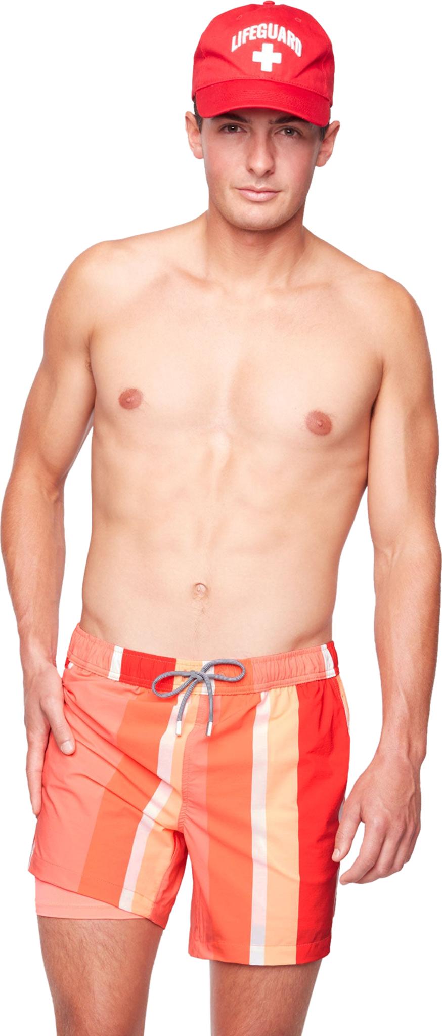 Product gallery image number 3 for product 90’s Stripe Swim Shorts - Men's