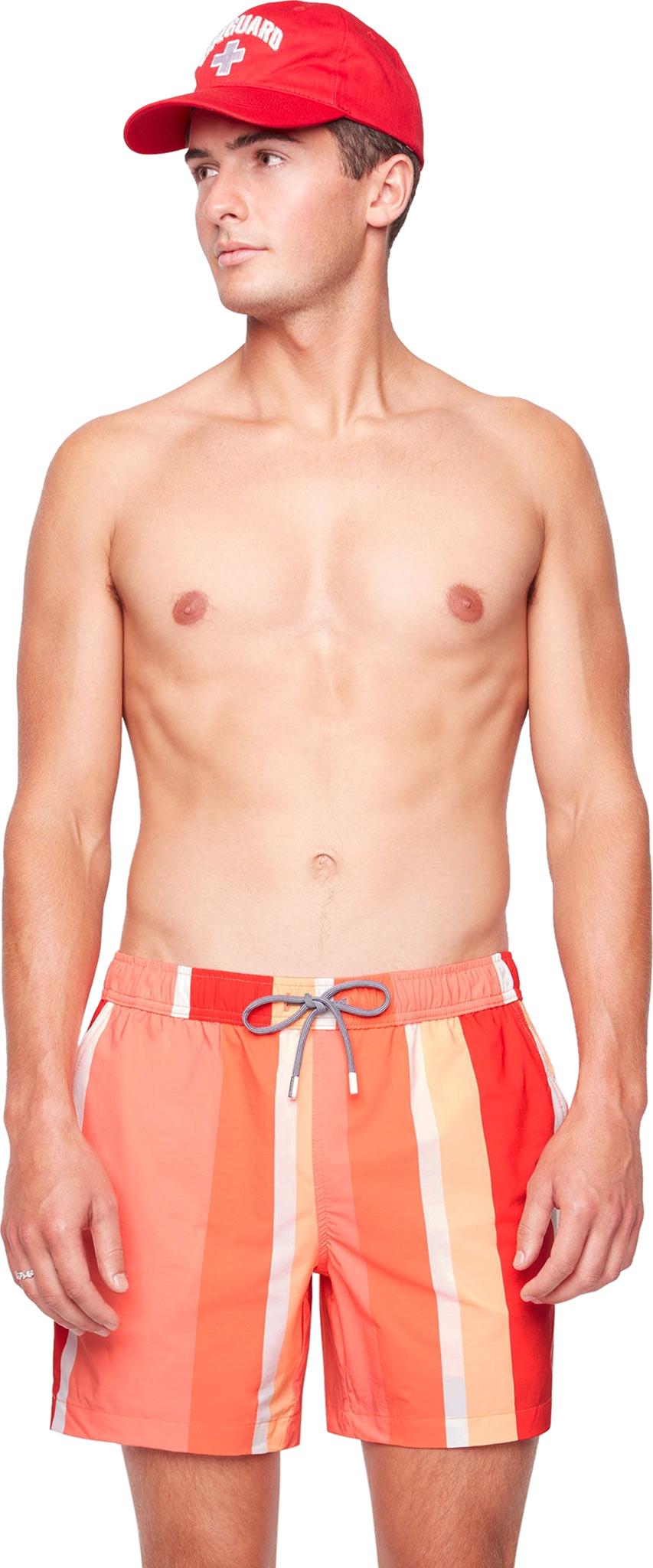 Product gallery image number 1 for product 90’s Stripe Swim Shorts - Men's