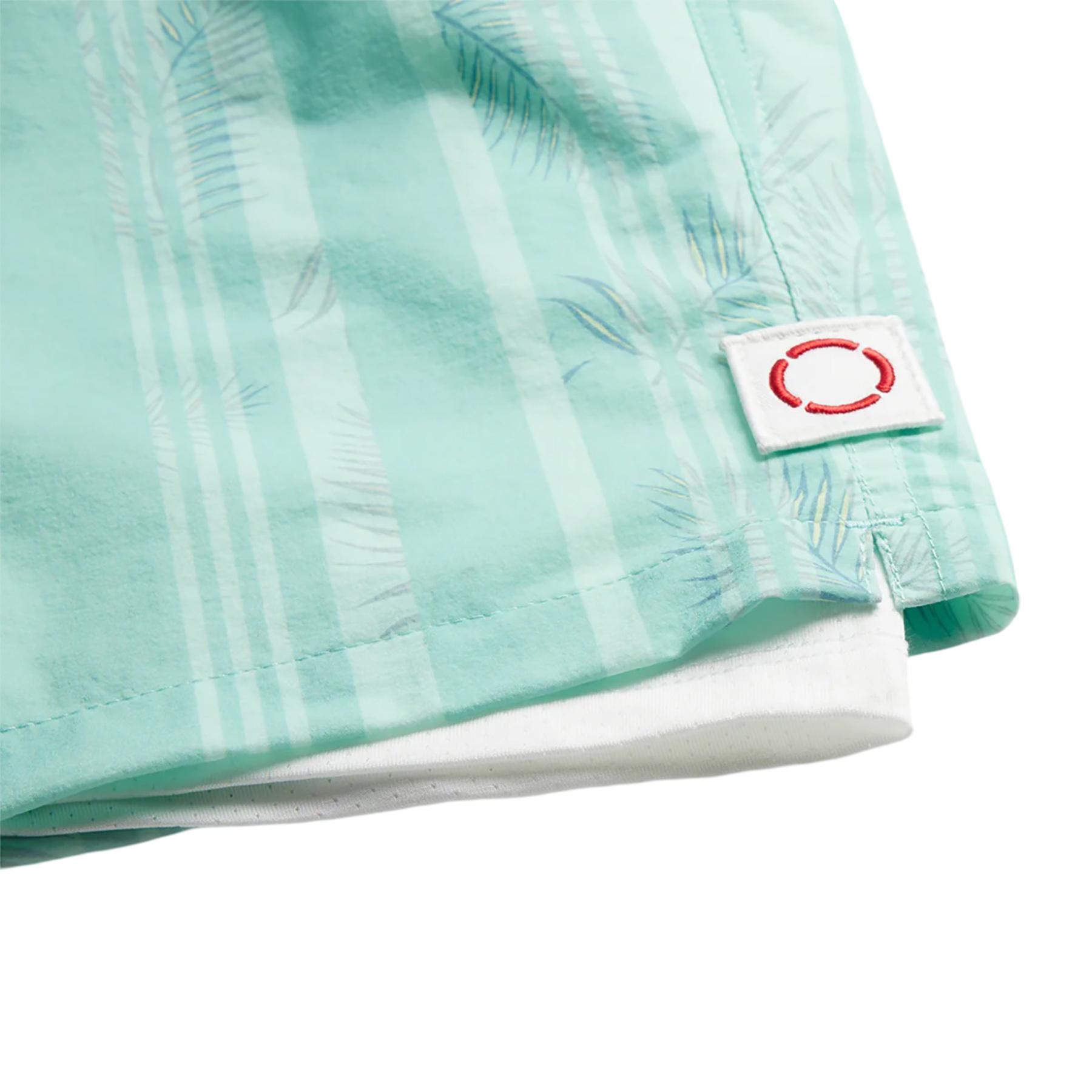 Product gallery image number 4 for product Tropic Stripe Keep It Tight Classic Swim Shorts with Compression Liner 6" - Men's