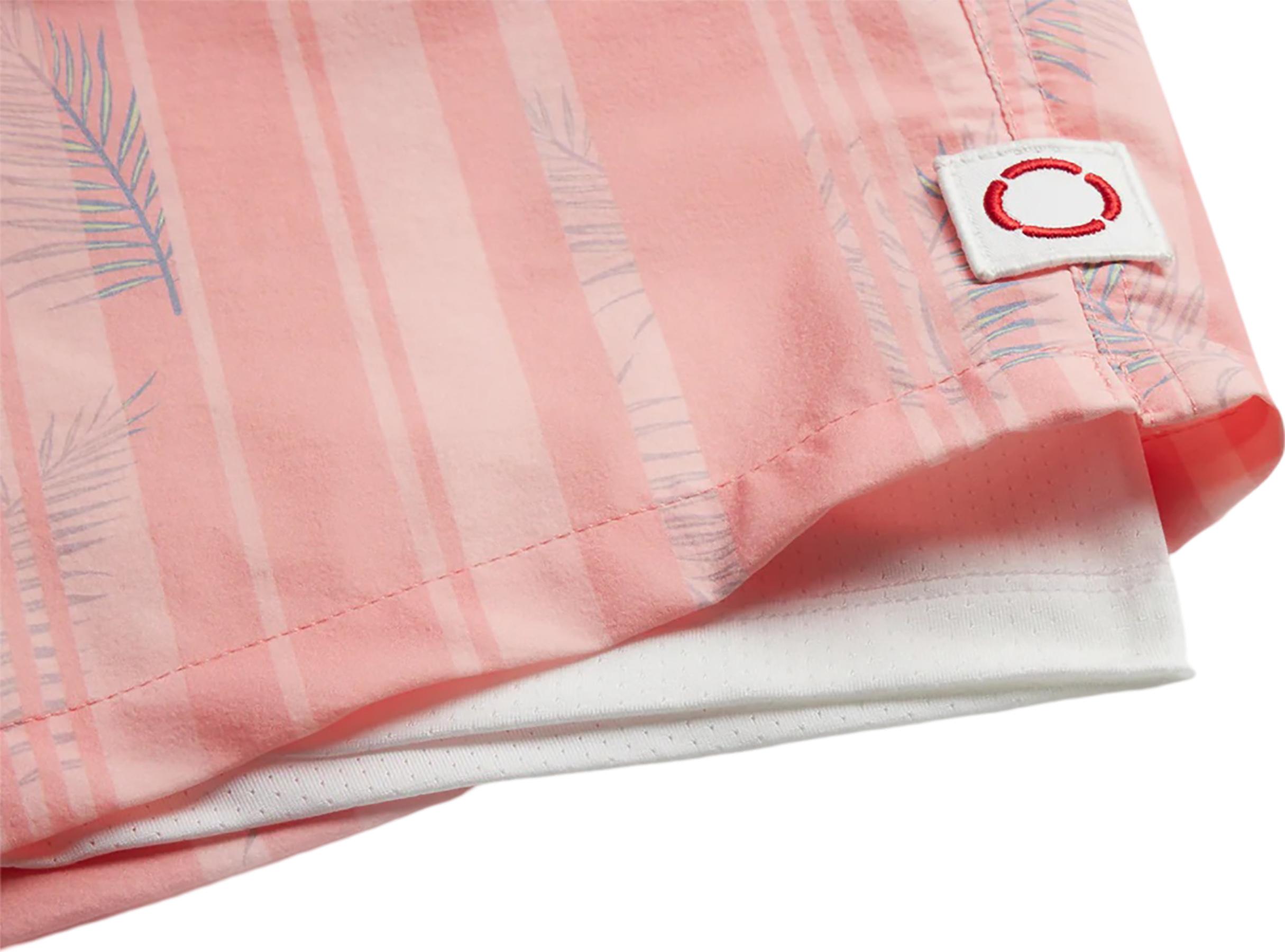 Numéro de l'image de la galerie de produits 2 pour le produit Short de bain classique avec doublure de compression Tropic Stripe Keep It Tight 6" - Homme