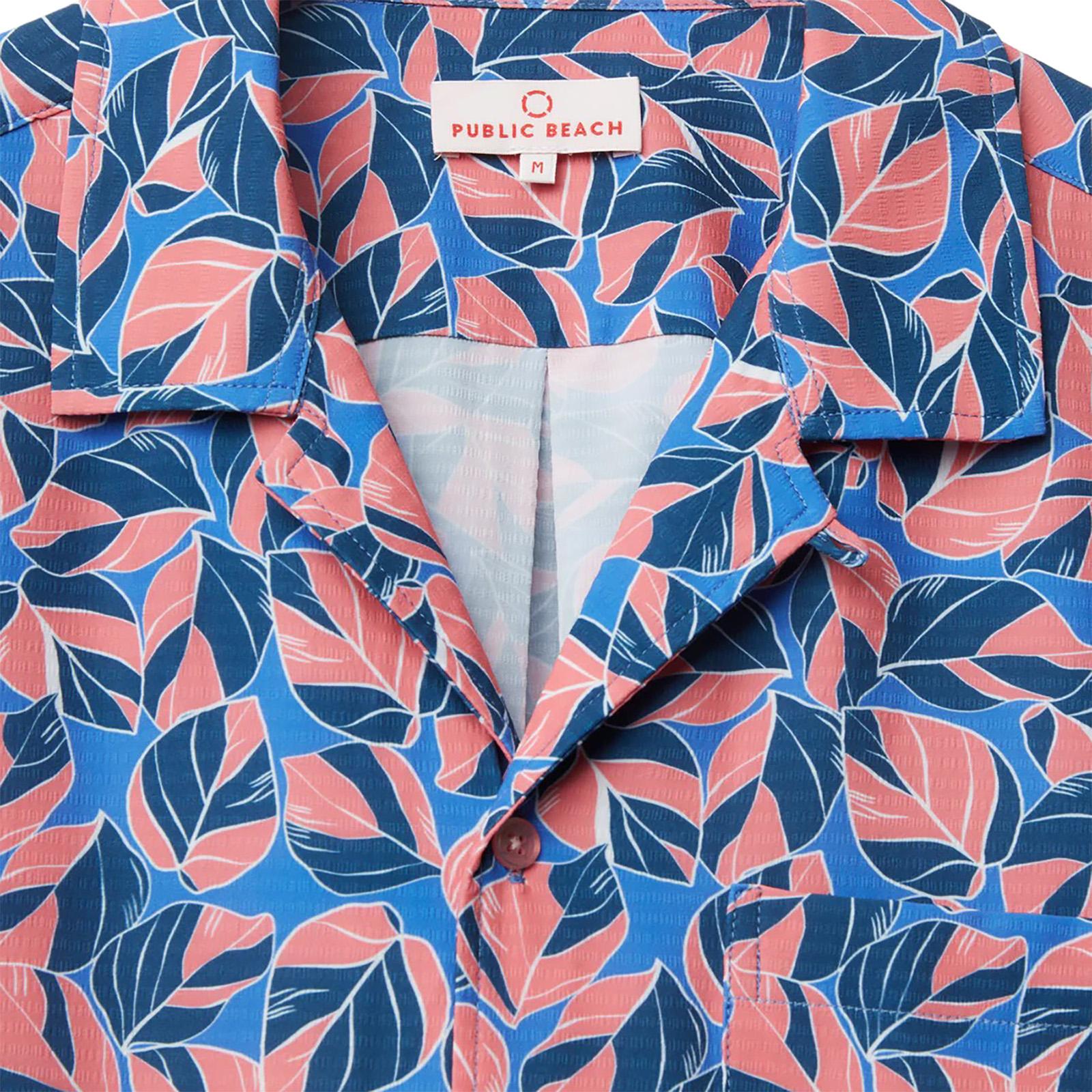 Product gallery image number 2 for product Leafscape Printed Short Sleeve Shirt - Men's