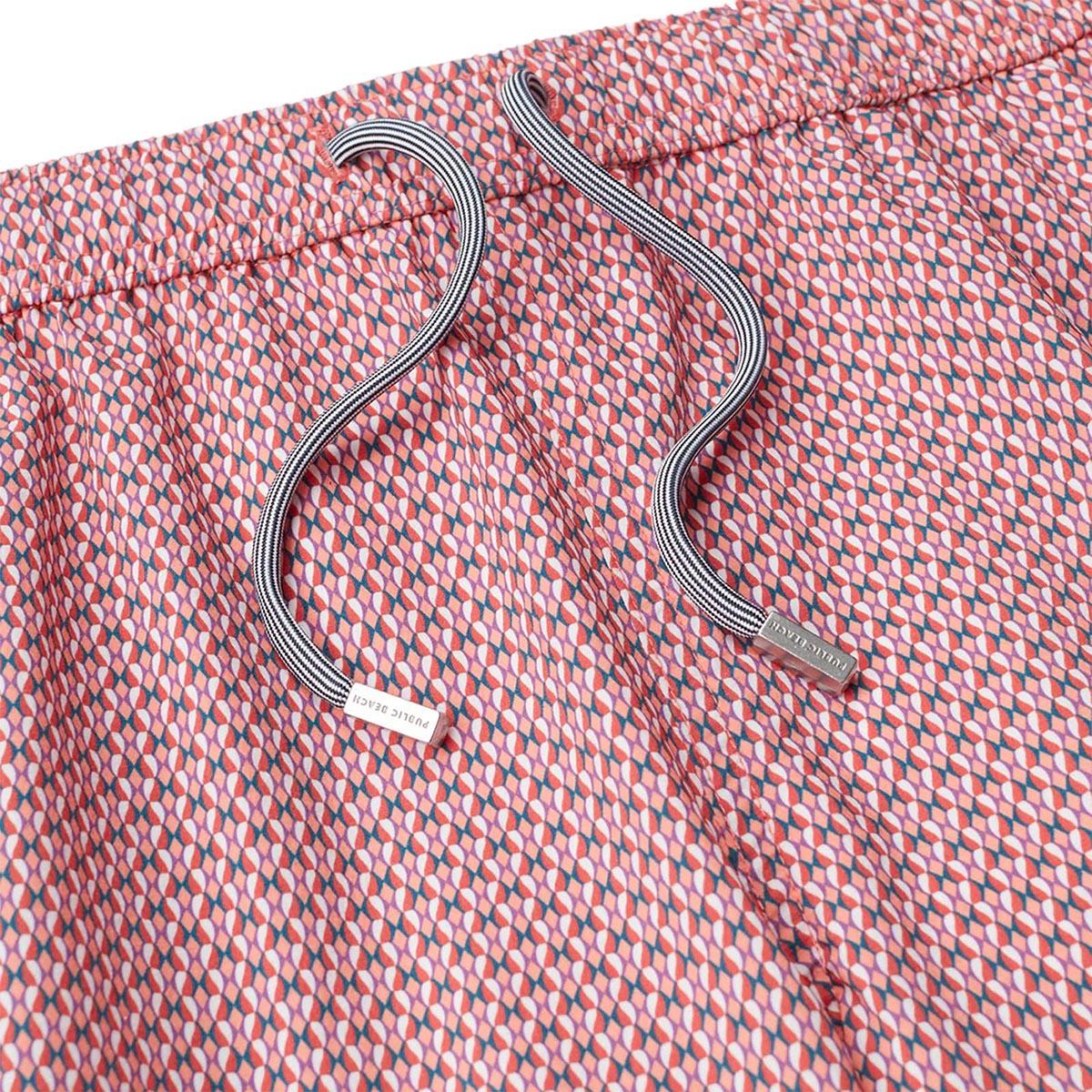 Product gallery image number 2 for product Geomatrix Classic Swim Shorts with Compression Liner 6.5" - Men's