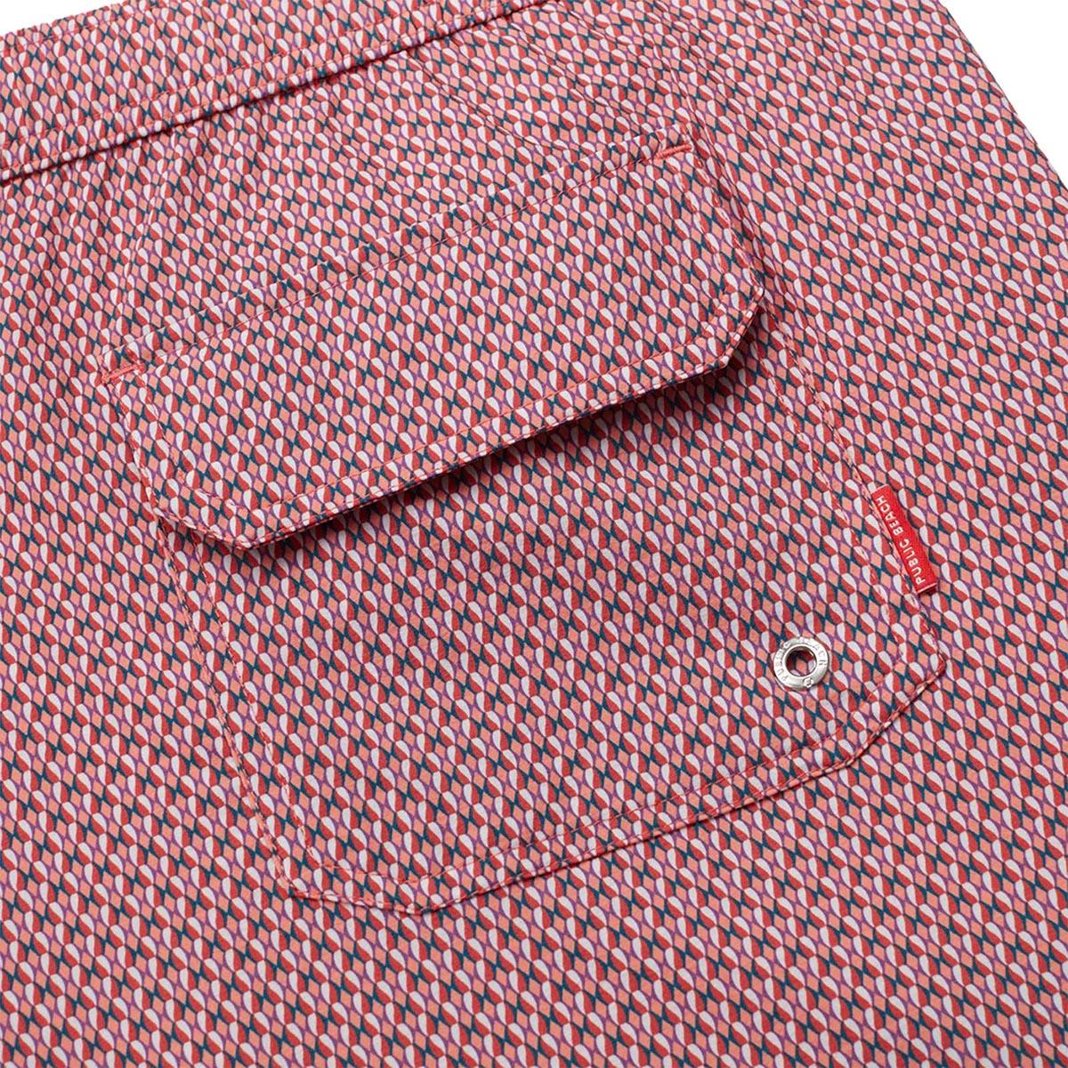 Product gallery image number 3 for product Geomatrix Classic Swim Shorts with Compression Liner 6.5" - Men's