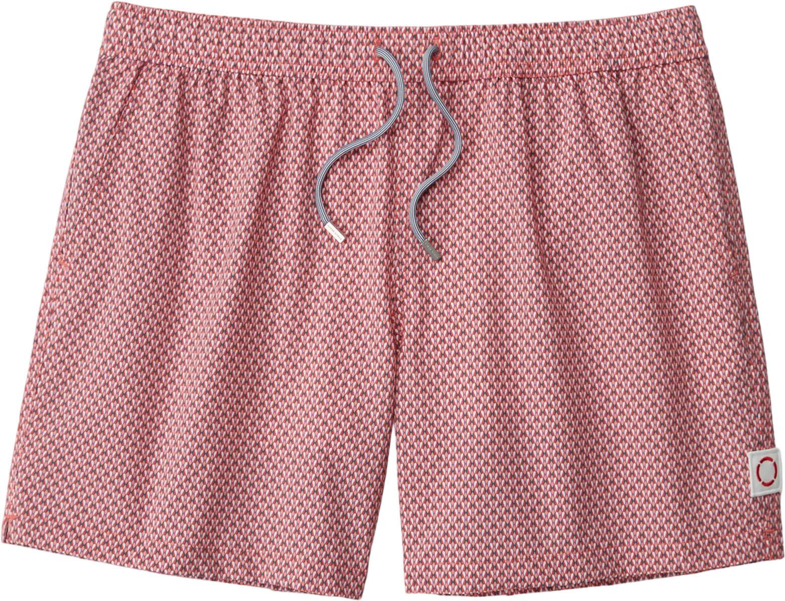 Product image for Geomatrix Classic Swim Shorts with Compression Liner 6.5" - Men's