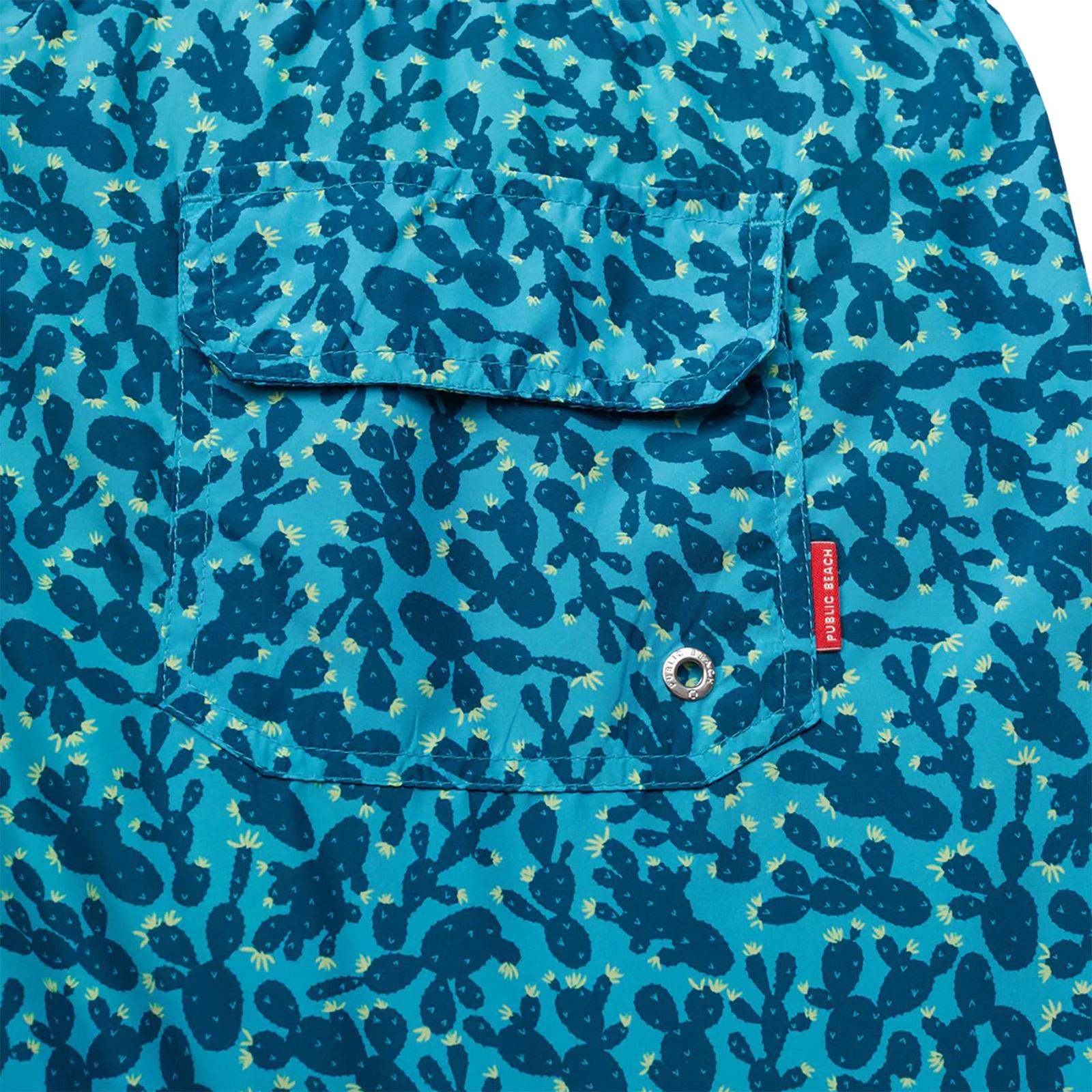 Product gallery image number 2 for product Cactus Craze Swim Shorts with Mesh Brief 6.5" - Men's