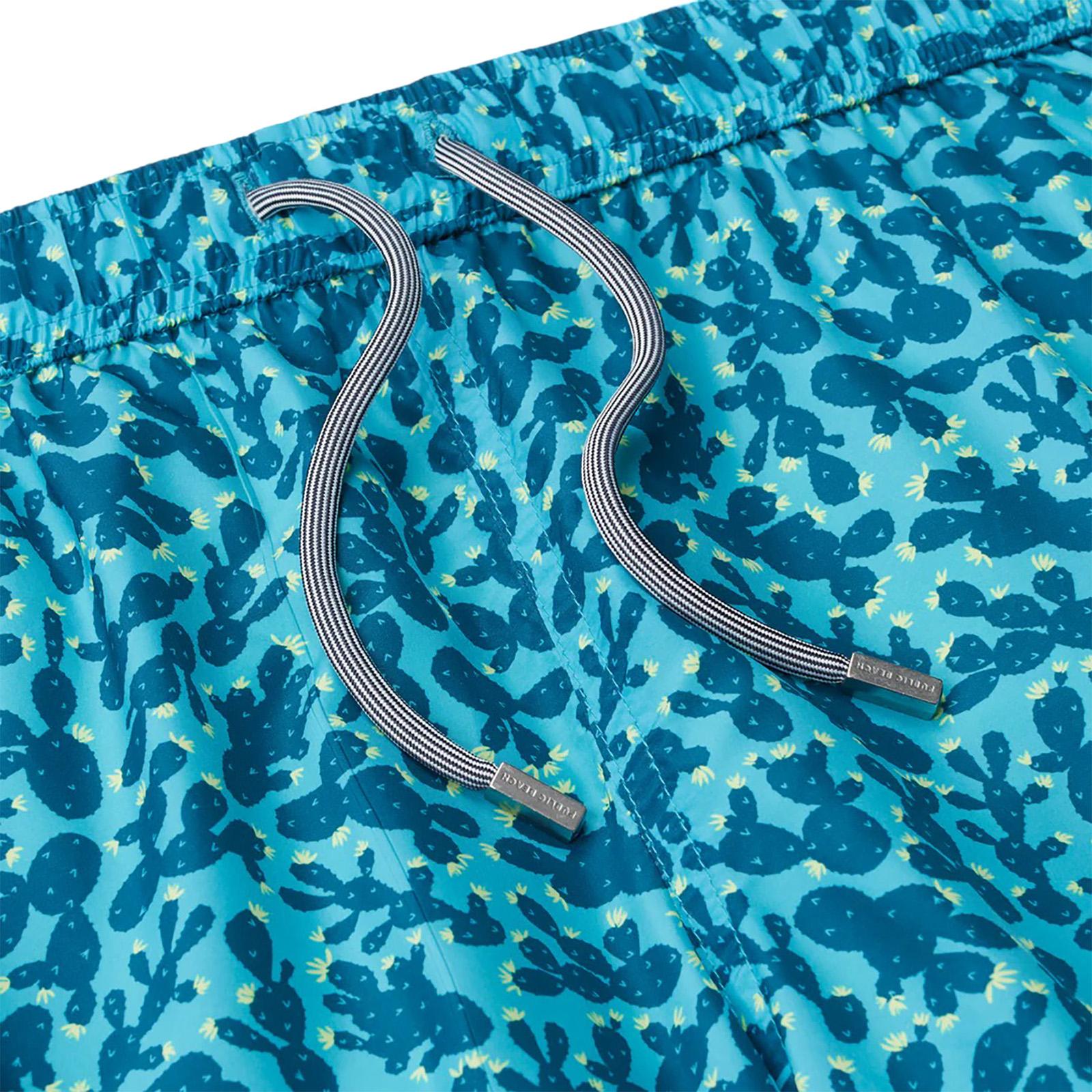 Product gallery image number 3 for product Cactus Craze Swim Shorts with Mesh Brief 6.5" - Men's