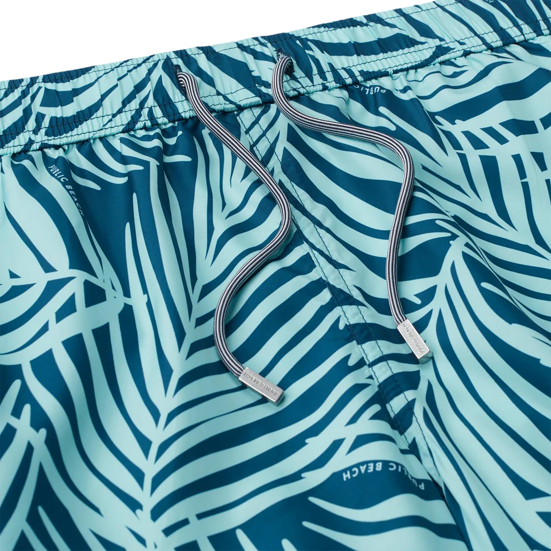 Product gallery image number 3 for product Leafy Oasis Swim Shorts with Mesh Brief 6.5" - Men's 