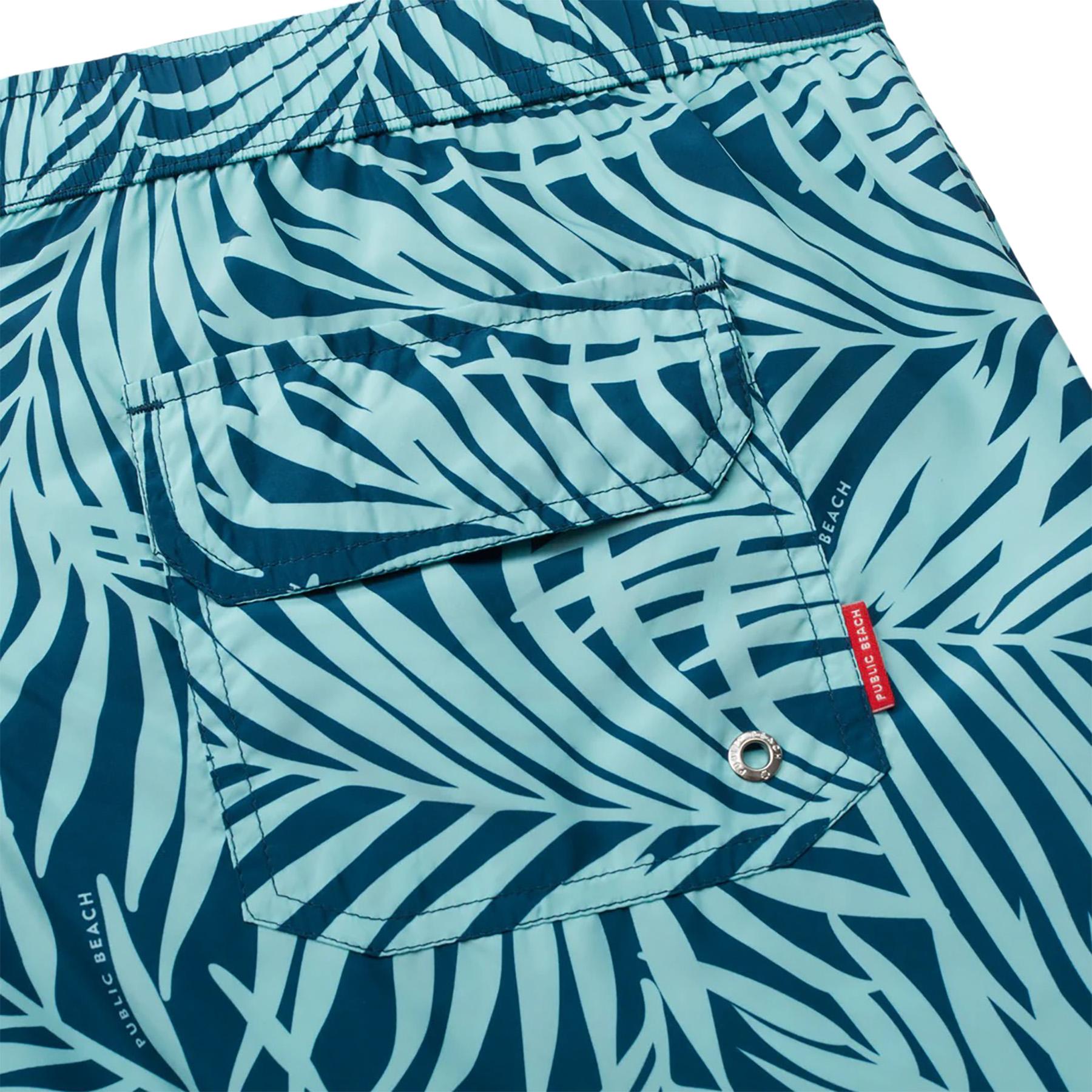 Product gallery image number 2 for product Leafy Oasis Swim Shorts with Mesh Brief 6.5" - Men's 