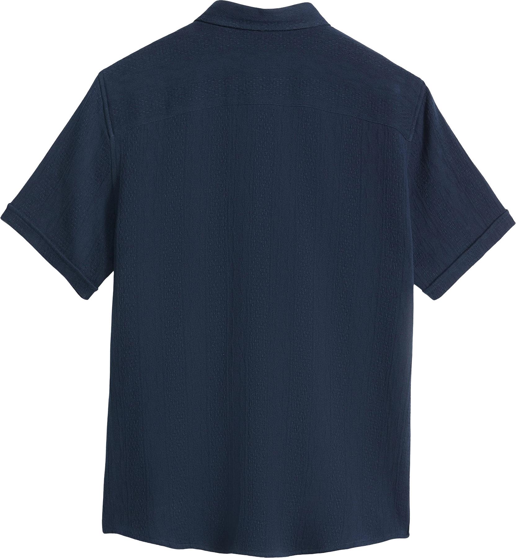 Product gallery image number 2 for product Chemise à manches courtes en tricot texturé - Homme