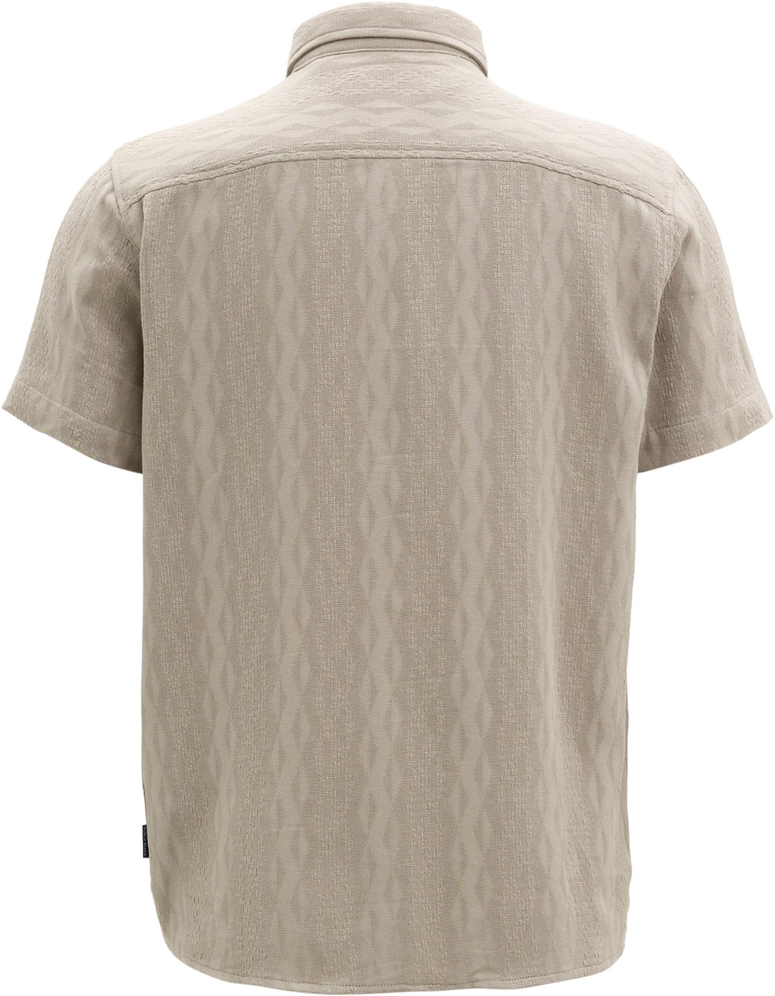 Product gallery image number 2 for product Short Sleeve Knit Textured Button Up Shirt - Men's