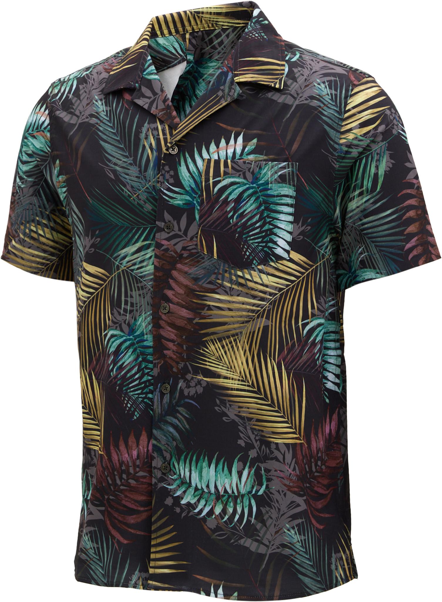 Product gallery image number 2 for product Chemise à manches courtes et col cubain Botanic Burst - Homme