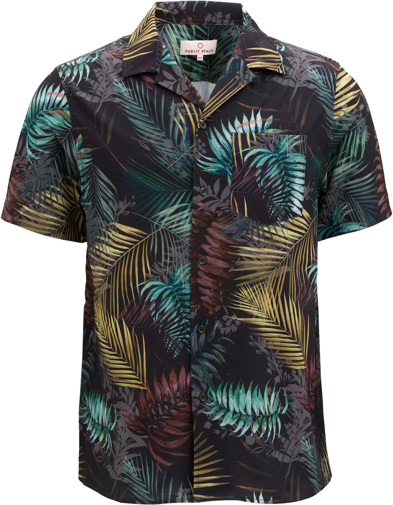 Product image for Chemise à manches courtes et col cubain Botanic Burst - Homme