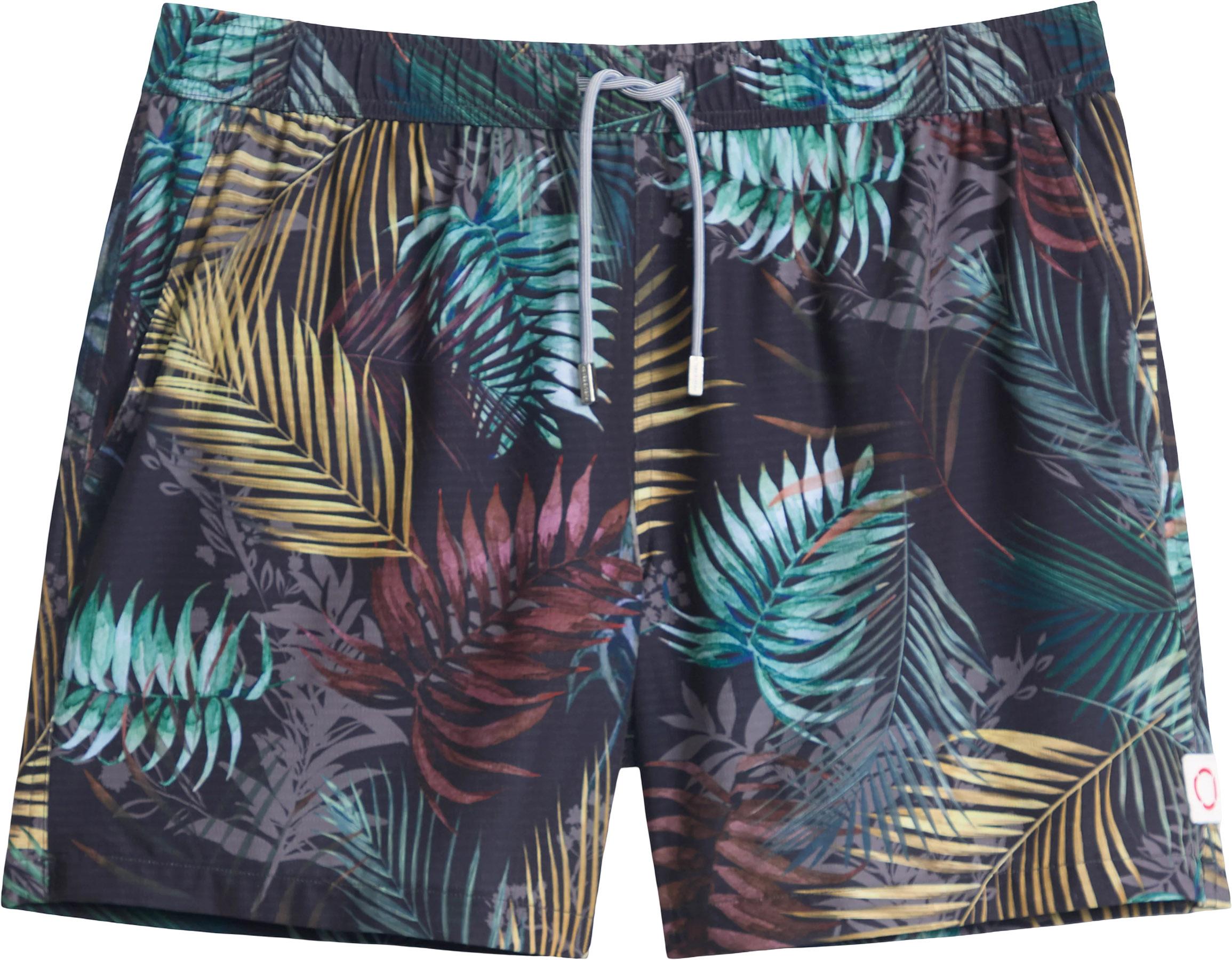 Product image for Botanic Burst Keep It Tight Classic Swim Shorts with Compression Liner 6.5" - Men's